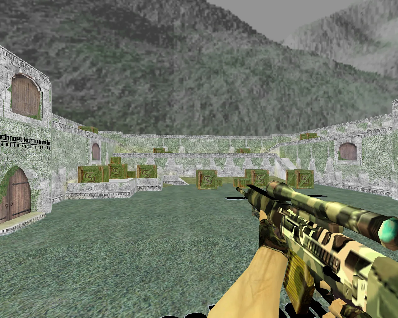 aim_sk_g3sg1_sg550 для CS 1.6: тренировка прицела, AWP/SG550, спрей-контроль и скилл-ап - скриншот 4