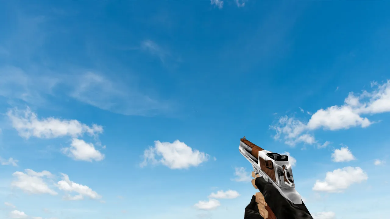 Модель «Default Deagle Wood» для CS 1.6 - Качественное оружие - скриншот 1