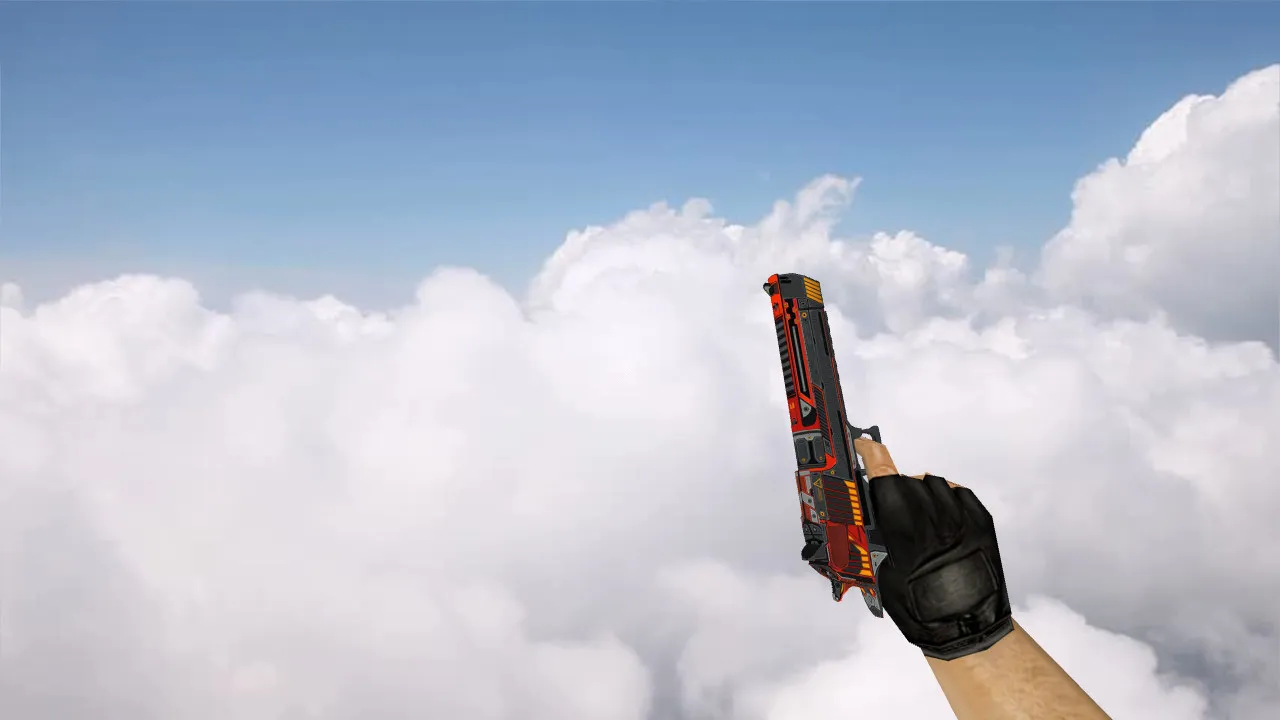 Модель «Deagle Cyberwanderer Red» для CS 1.6 - скриншот 2