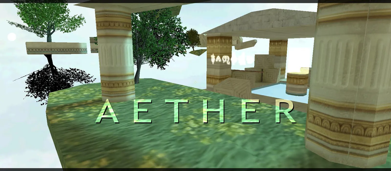 deathrun_aether_b1 для CS 1.6: deathrun-карта, точки, раунды, .nav для ботов и оптимизация - скриншот 1
