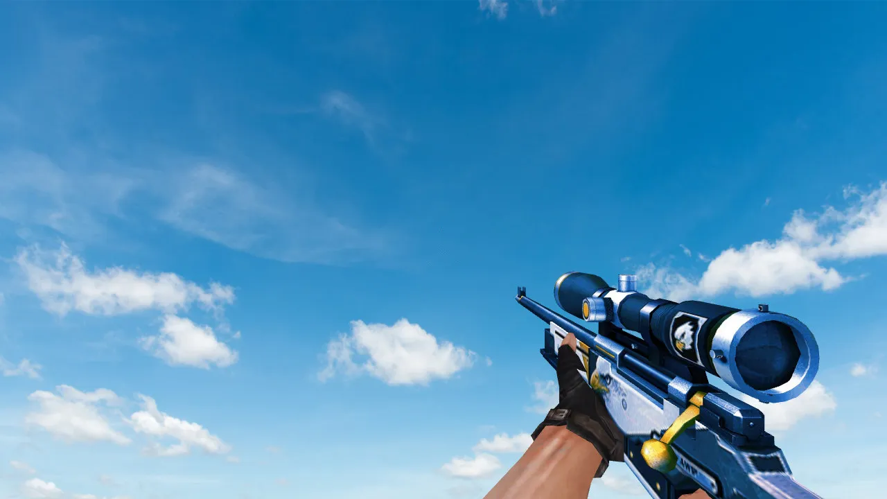 Модель AWP Bercut для CS 1.6 - Уникальный скин для точности - скриншот 1