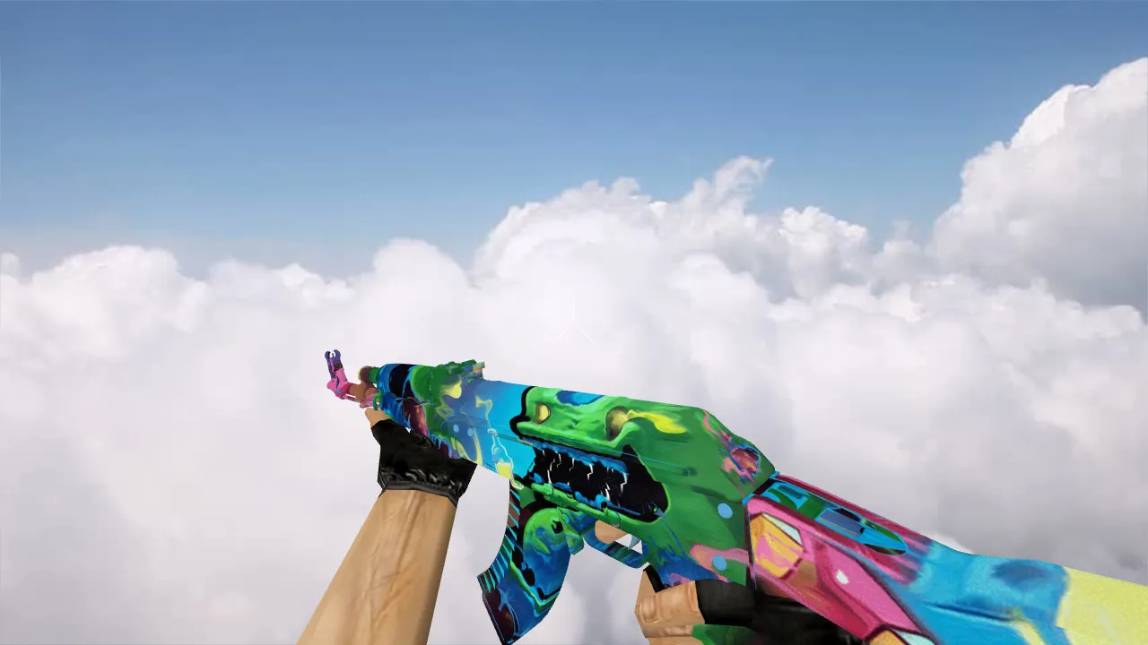 Модель «AK-47 Acid» для CS 1.6 - Уникальный стиль и производительность - скриншот 2