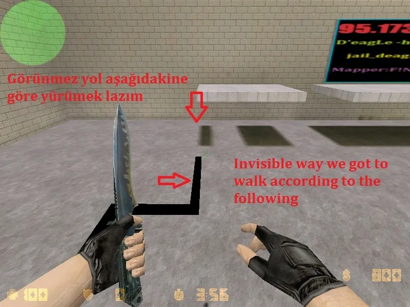 deathrun_galaxy_v1 для CS 1.6: deathrun-карта, точки управления, боты с .nav, оптимизация wpoly/epoly - скриншот 1