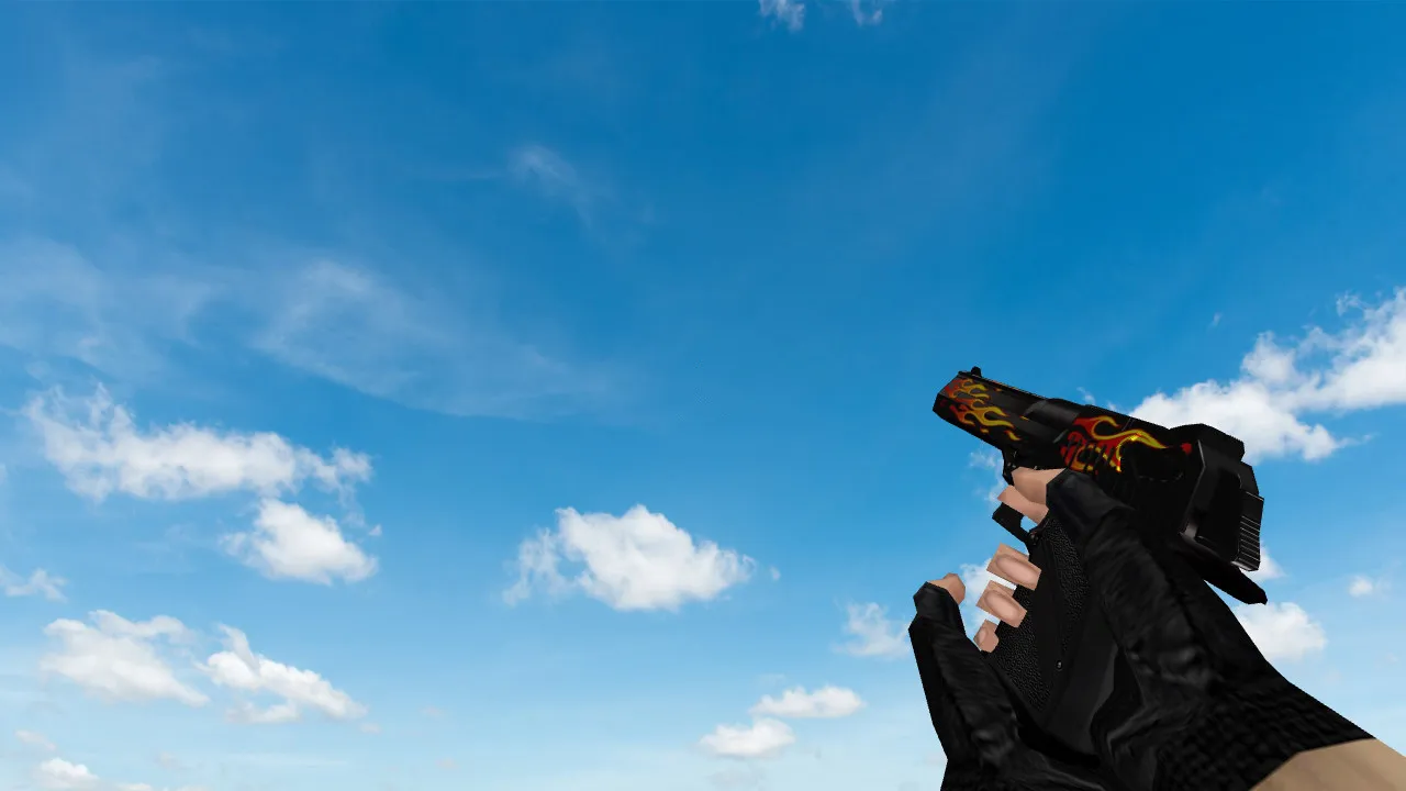 Модель «Deagle Flames» для CS 1.6 - Качественные текстуры и анимация - скриншот 2