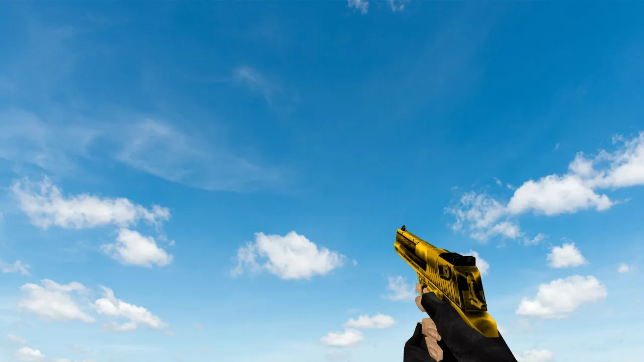 Модель Default Deagle Dark Gold для CS 1.6 - Классика в новом исполнении - скриншот 1