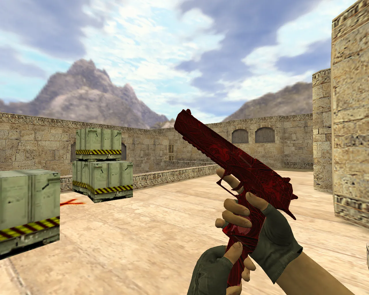 Модель «Deagle Буря в закате» для CS 1.6 - Скачай сейчас! - скриншот 1