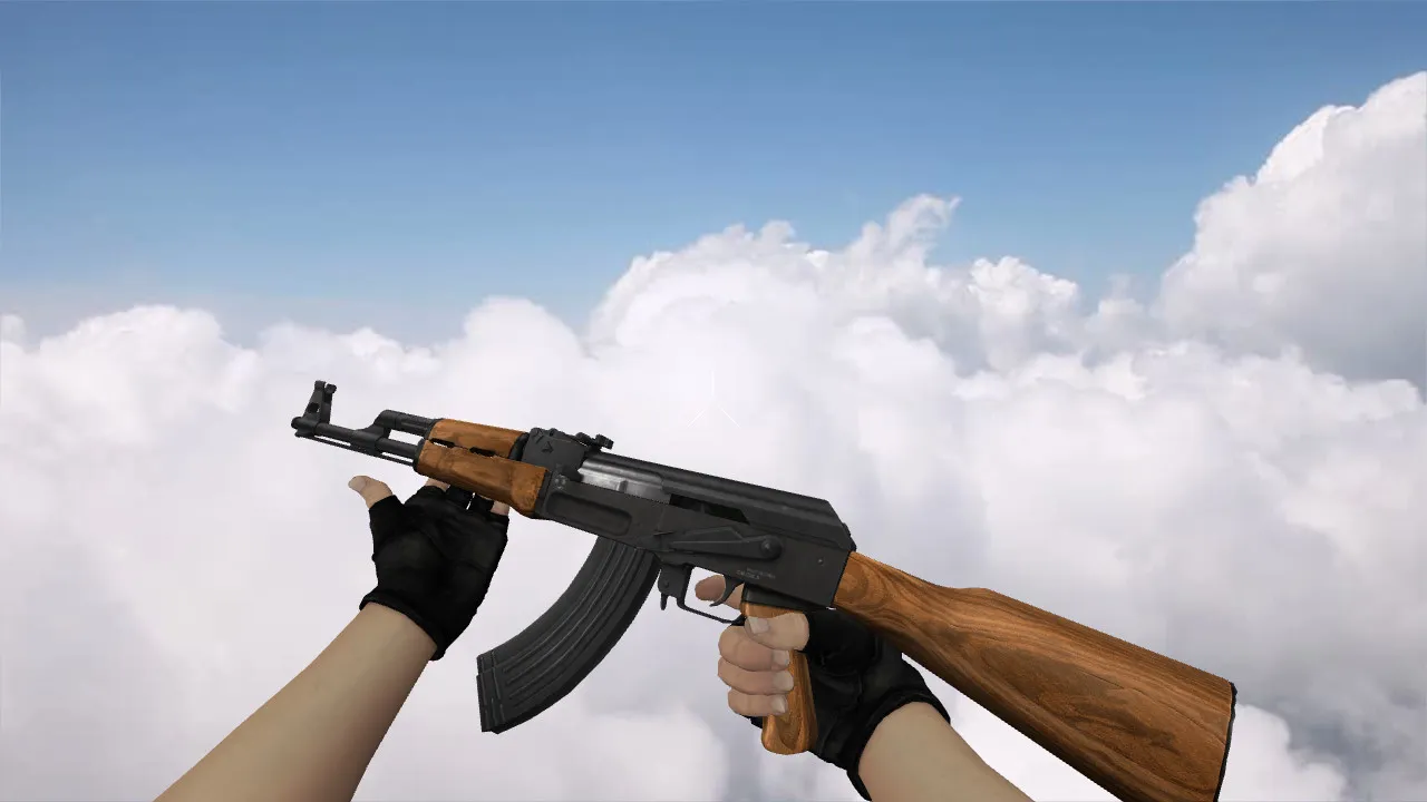 Модель «Classic-Offensive AK-47» (v_ и p_ модели) для CS 1.6: звуки, осмотр, текстуры - скриншот 1