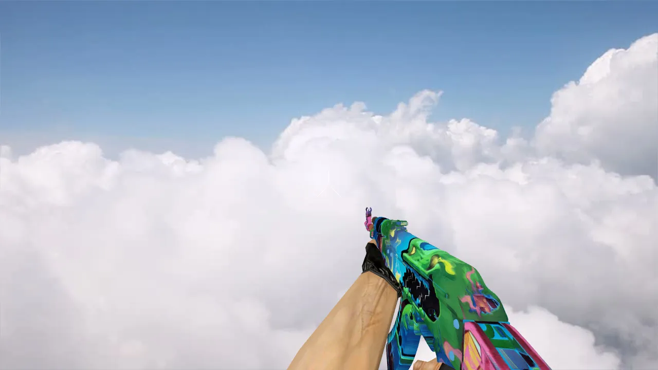 Модель «AK-47 Acid» для CS 1.6 - Уникальный стиль и производительность - скриншот 4