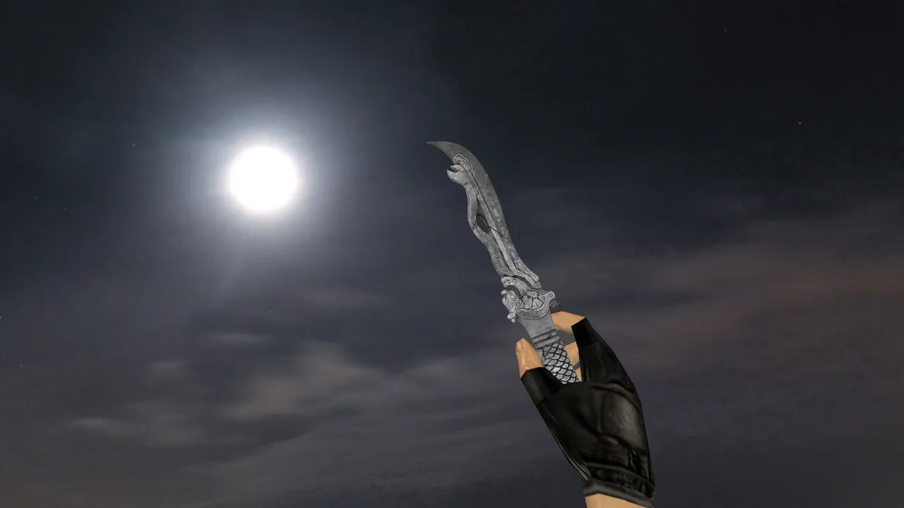 Модель ножа «Far Cry Knife» v_model для CS 1.6: p_ и w_ файлы, звук, анимация осмотра и текстуры - скриншот 2