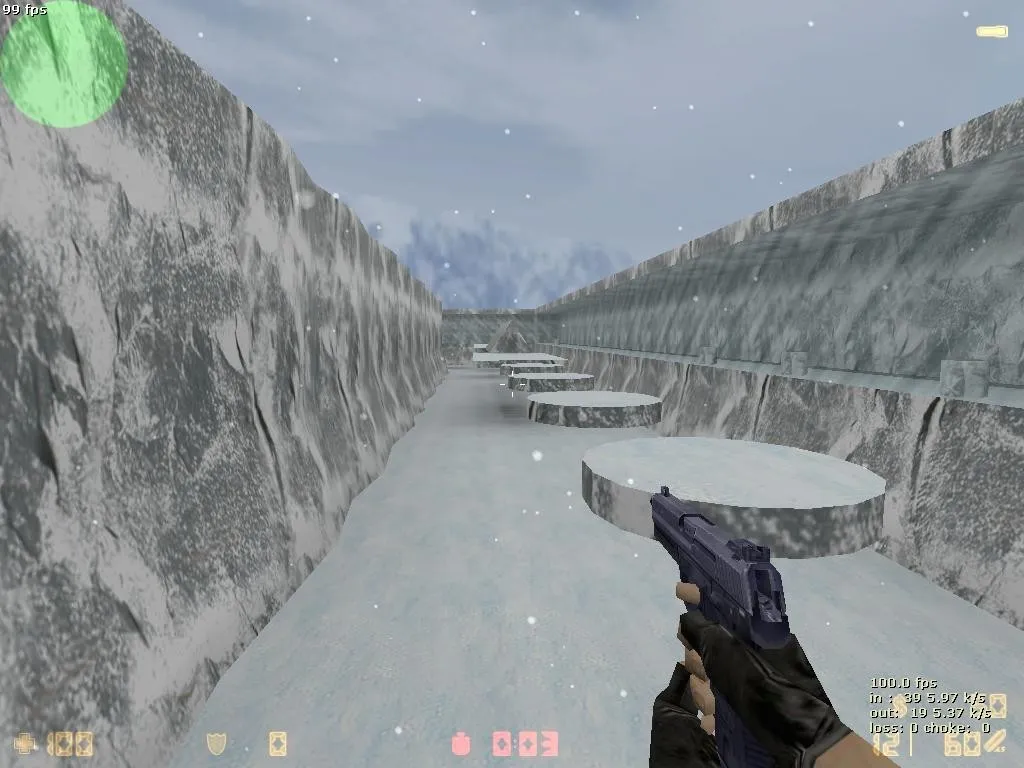 deathrun_gb_winter_final4 для CS 1.6: зимняя deathrun карта, баланс сторон, точки, .nav и оптимизация - скриншот 1