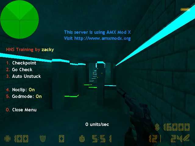 deathrun_blue_x - карта deathrun для CS 1.6: точки, раунды, .nav и оптимизация - скриншот 2