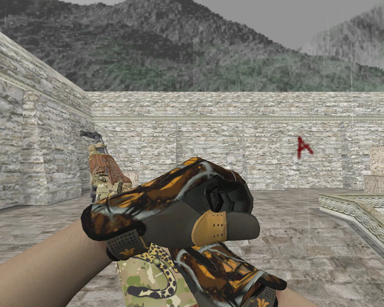 Скин AK-47 Panthera Onca: v_ и p_ модели, звуки, анимация осмотра и текстуры для CS 1.6 - скриншот 5