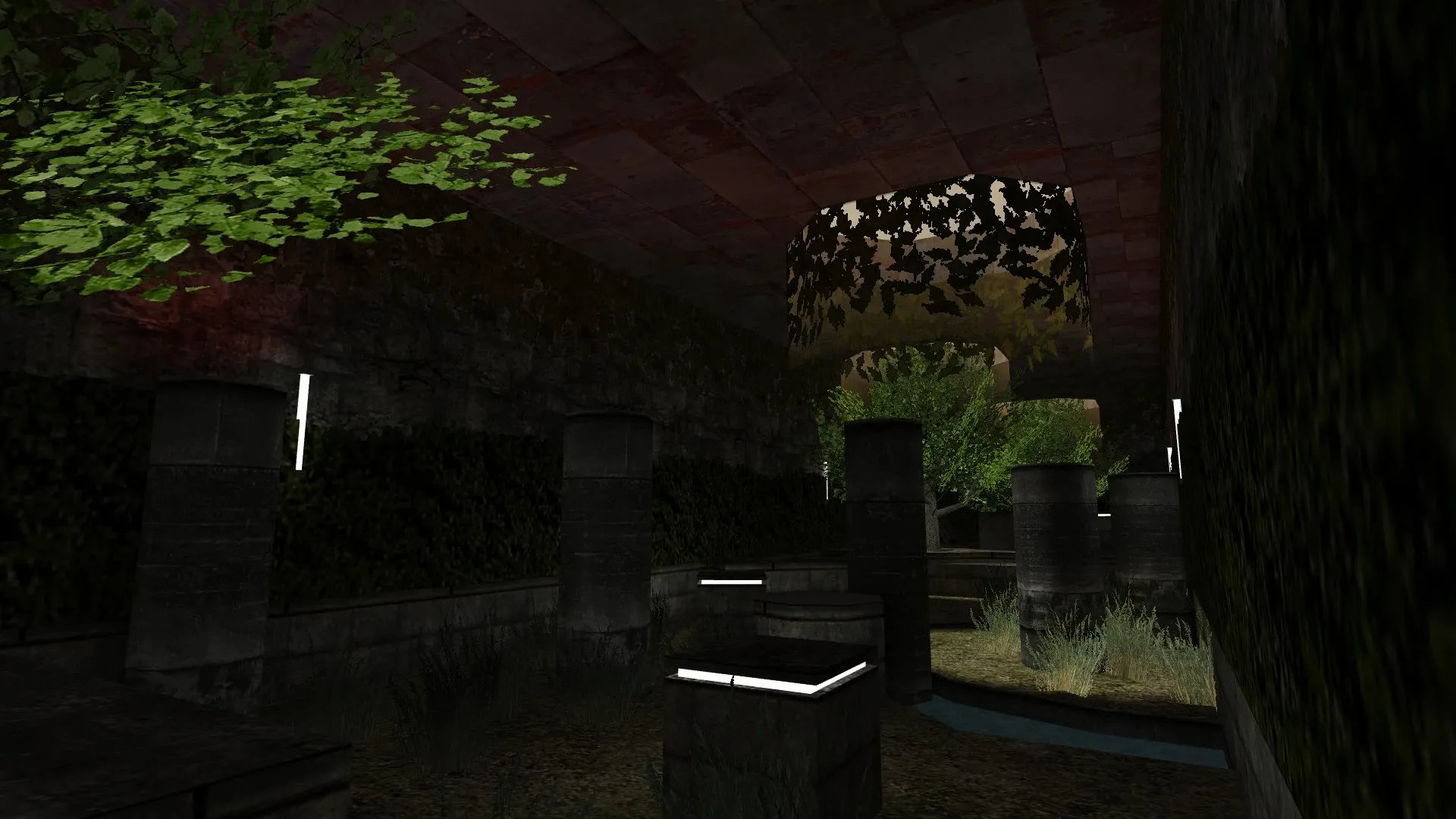 deathrun_clr_abandoned для CS 1.6: Deathrun-карта, точки, маршруты, .nav для ботов и оптимизация - скриншот 1