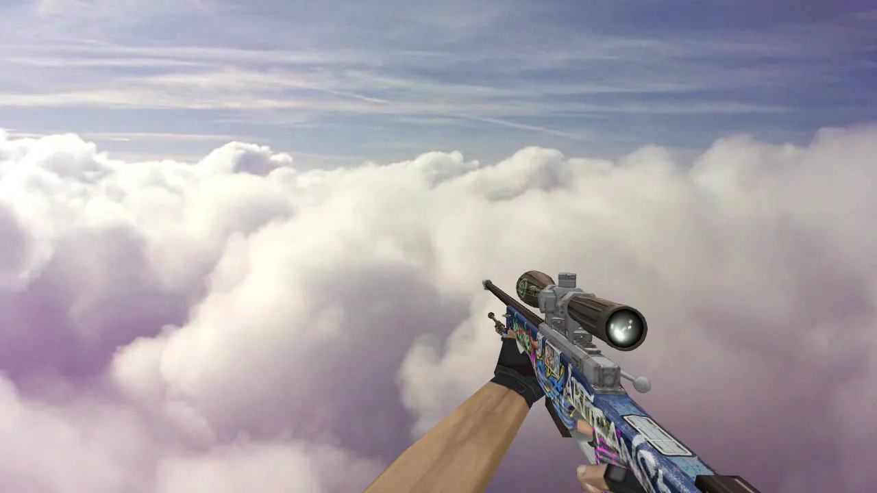 Модель «AWP Train Graffiti» для CS 1.6 - Качество и Уникальность - скриншот 3