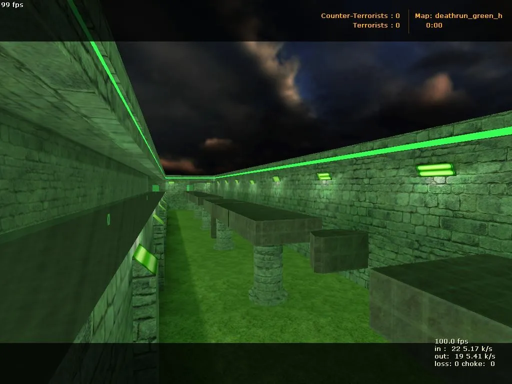 deathrun_green_h для CS 1.6: тактики, точки, .nav и оптимизация карты - скриншот 2