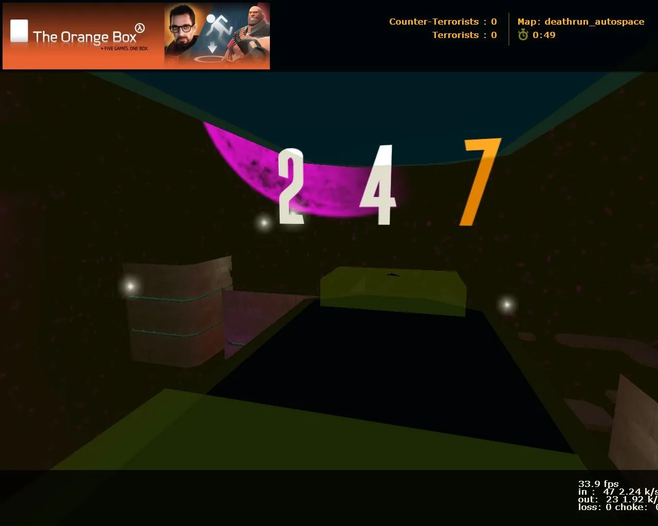 deathrun_autospace_beta1 для CS 1.6: карта deathrun, точки, боты (.nav), оптимизация wpoly/epoly - скриншот 6