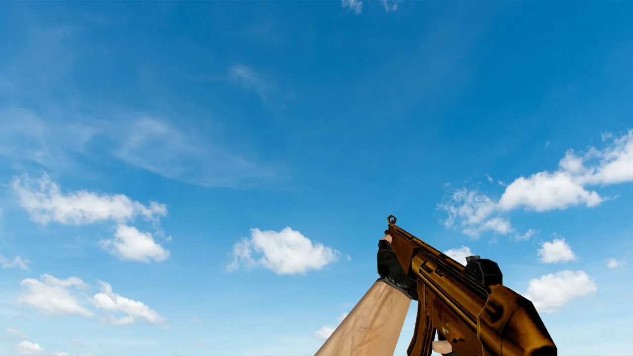 Пак моделей оружия «Gold Weapons Pack V3» для CS 1.6: v_ p_ w_ модели, звуки, анимация осмотра - скриншот 18