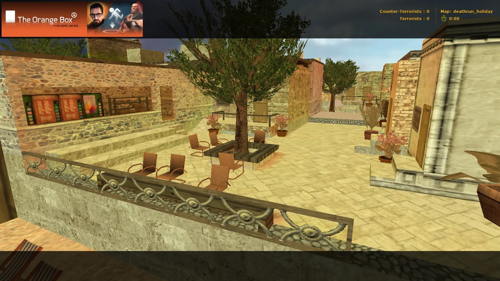 deathrun_holiday для CS 1.6: deathrun-карта, ловушки, баланс команд и .nav для ботов - скриншот 1