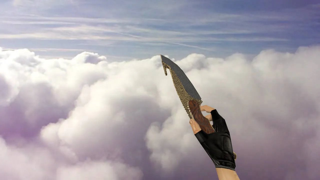 Нож «Gut Knife Kila» (v_/p_/w_) для CS 1.6: текстуры, звук, анимация осмотра — скриншот 2