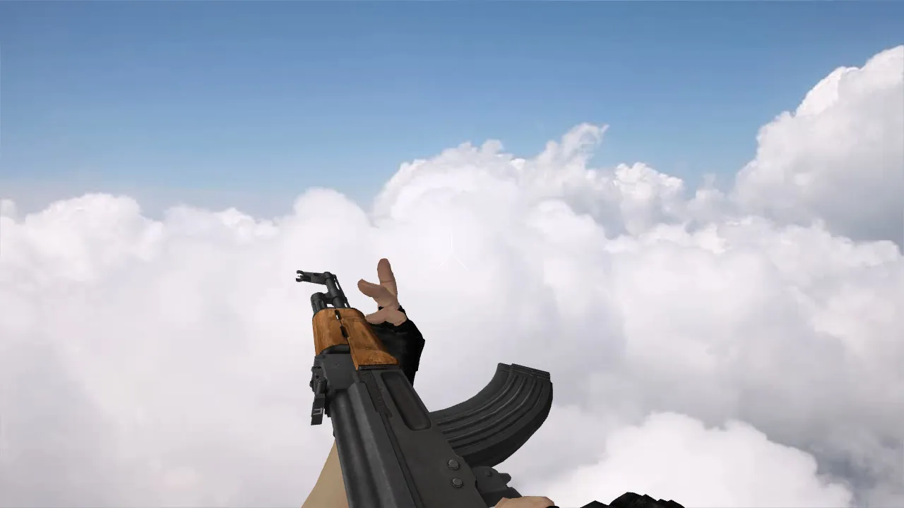 Модель «Classic-Offensive AK-47» (v_ и p_ модели) для CS 1.6: звуки, осмотр, текстуры - скриншот 3