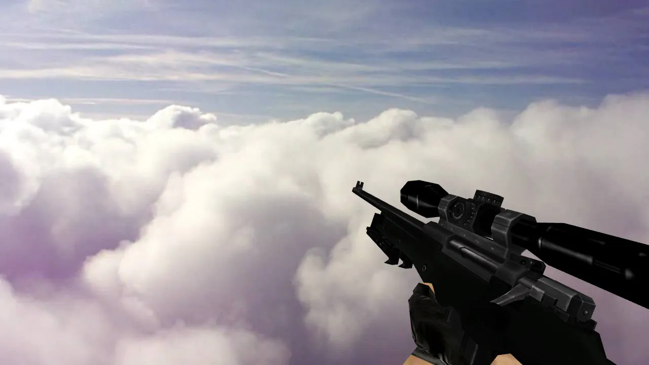 Скин «Default AWP Full Black» для CS 1.6 - Точность и качество — скриншот 2