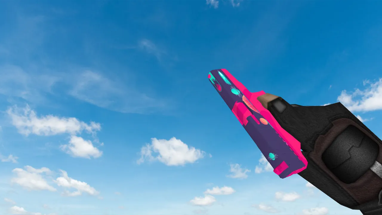Модель Glock Space Storm для CS 1.6 – космический стиль - скриншот 2