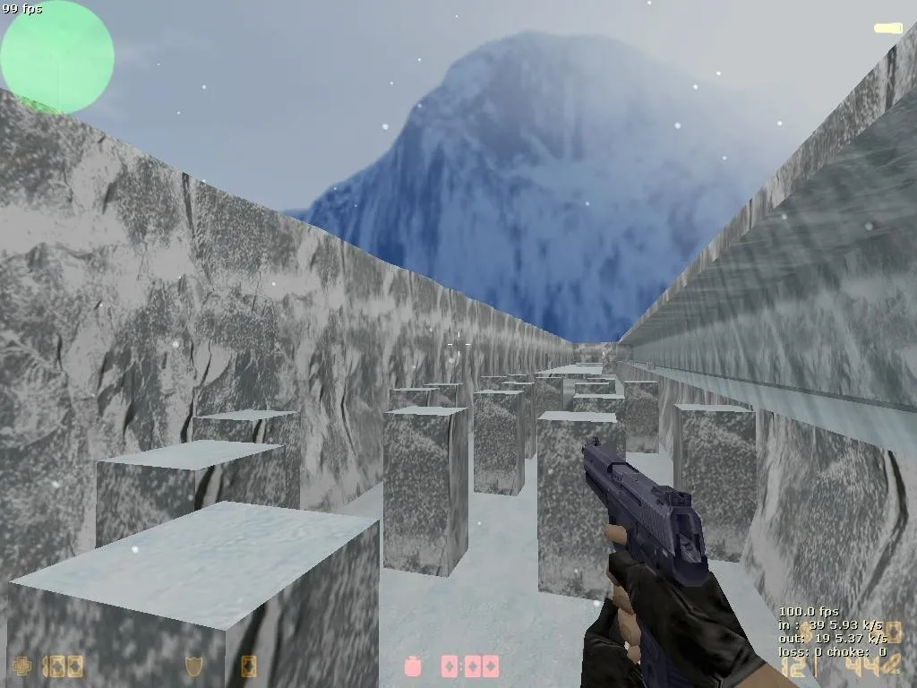 deathrun_gb_winter_final4 для CS 1.6: зимняя deathrun карта, баланс сторон, точки, .nav и оптимизация - скриншот 5