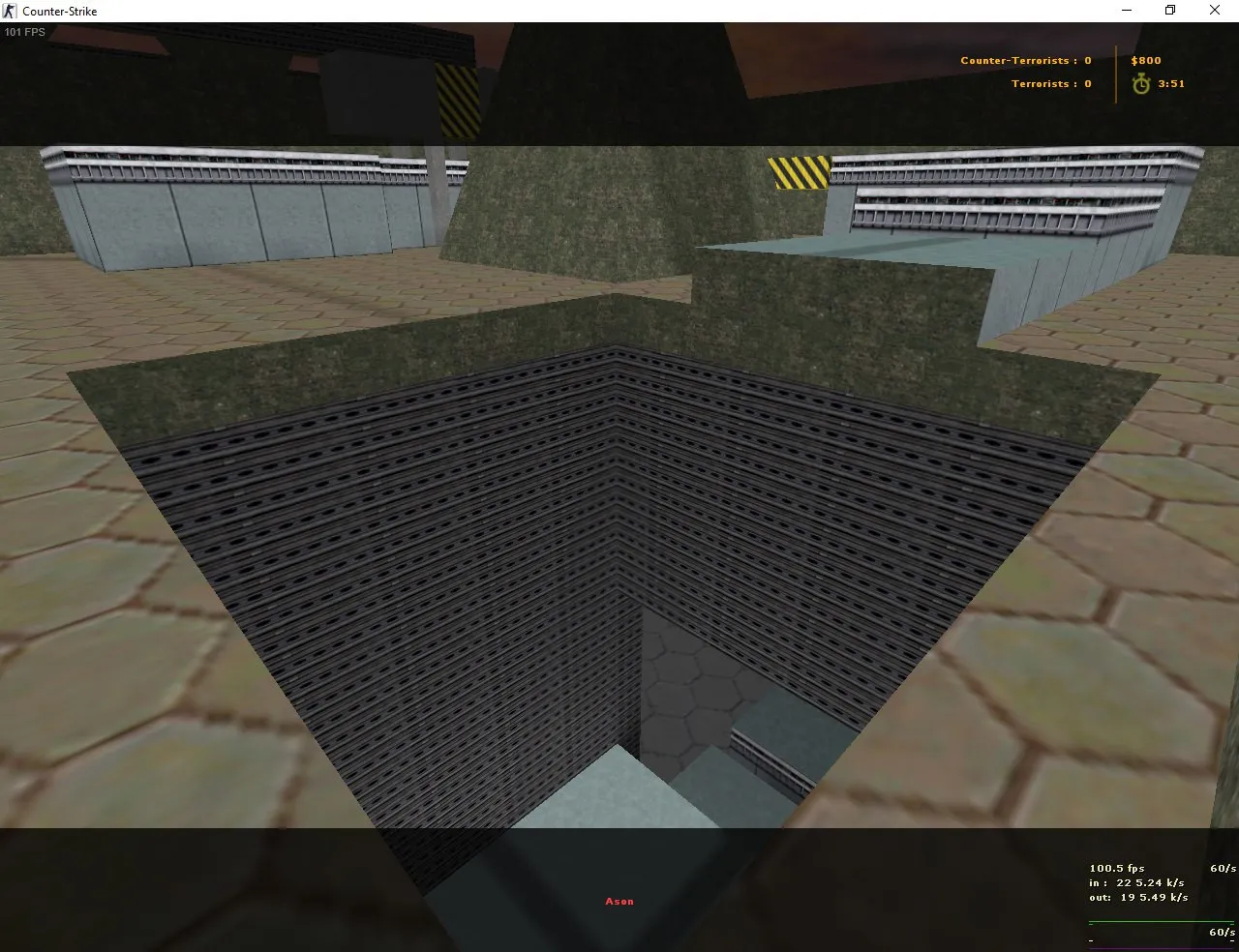 deathrun_crazyhop_v3_fix для CS 1.6: deathrun карта, точки, боты и оптимизация под стабильный сервер - скриншот 1