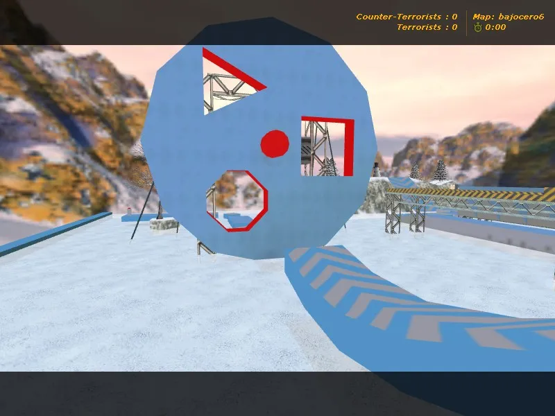 deathrun_bajocero для CS 1.6: точки, раунды и боты, .nav, оптимизация и настройка карты - скриншот 4