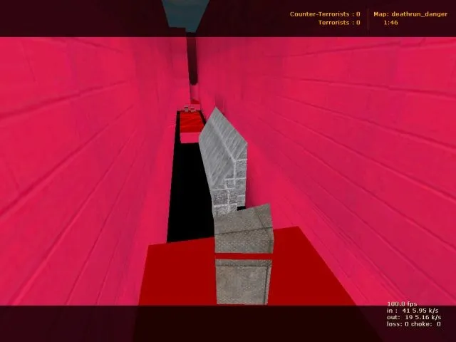 Загрузка карты deathrun_danger для CS 1.6: трамплины, ловушки, контрольные точки, .nav и оптимизация сервера - скриншот 2