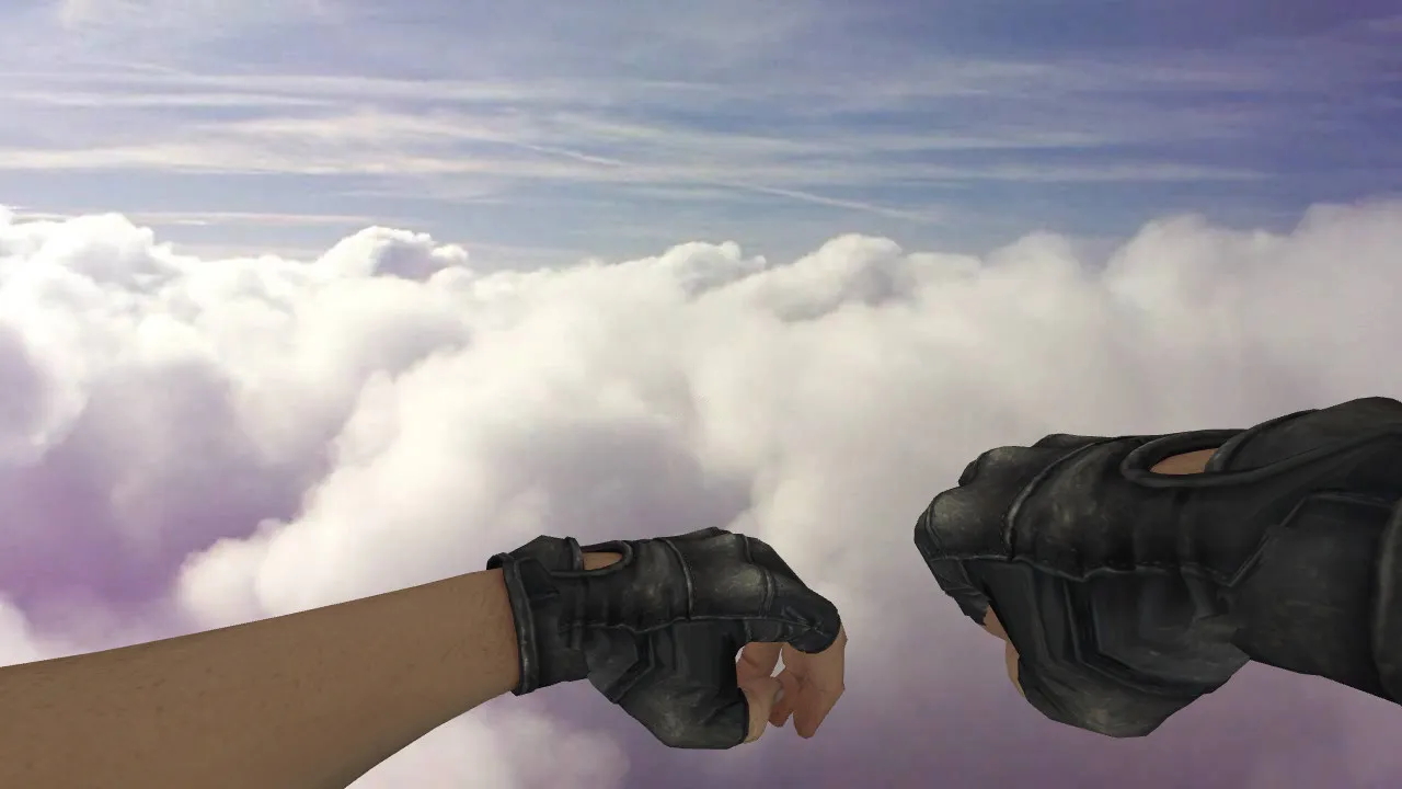 Модель ножа «CSGO Danger Zone Fists» для CS 1.6: v_, p_, w_ руки, звуки, анимация осмотра и качество текстур - скриншот 2