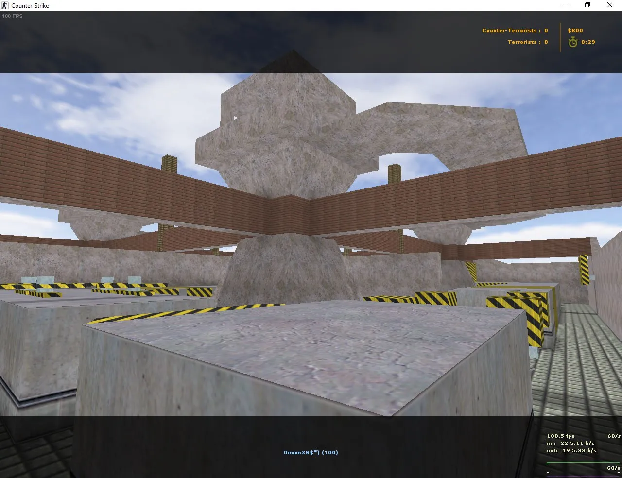 deathrun_crazyhop_v2 для CS 1.6: точки, раунды, тактика и настройка ботов без лагов - скриншот 1