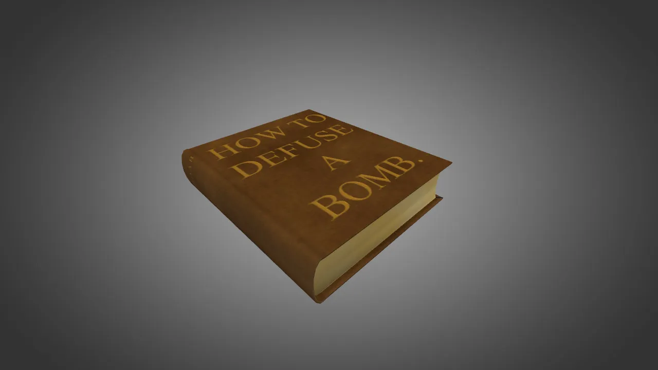 Модель щипцов v_ How to Defuse a Bomb Book для CS 1.6: звуки, анимация осмотра, текстуры - скриншот 1