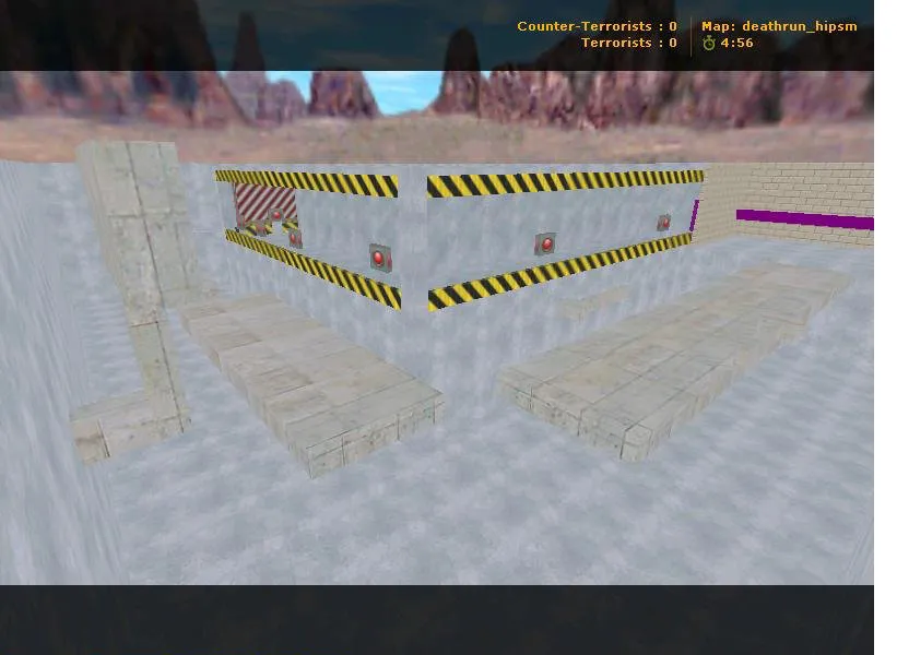 deathrun_hipsm для CS 1.6 - карта Deathrun, тактические точки и оптимизация под стабильный FPS - скриншот 1