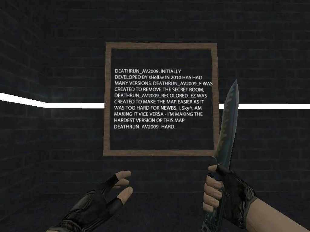 deathrun_av2009_hard - карта для CS 1.6: трасса, ловушки и .nav для ботов - скриншот 8