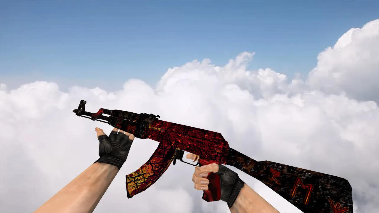 Модель AK-47 Armageddon для CS 1.6 – Качественные текстуры и звук - скриншот 1