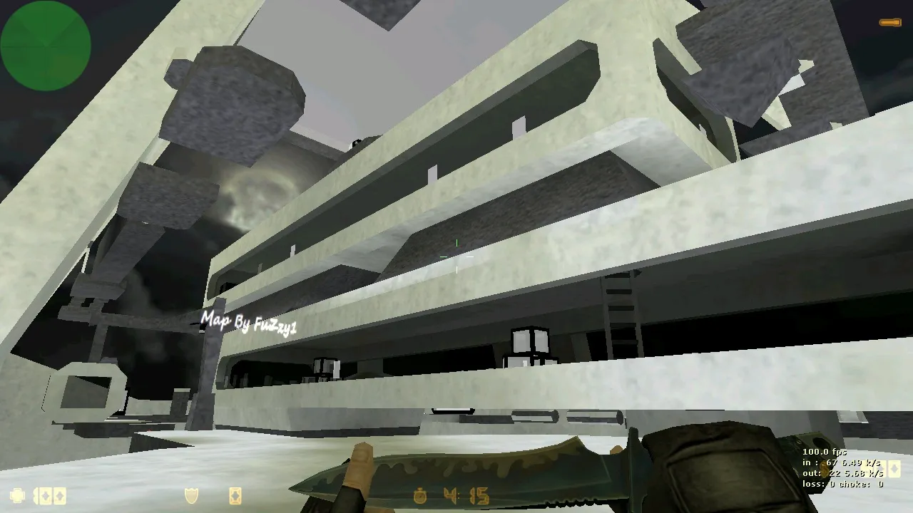 deathrun_fuzzy карта для CS 1.6: .nav для ботов, баланс сторон, оптимизация wpoly/epoly - скриншот 1