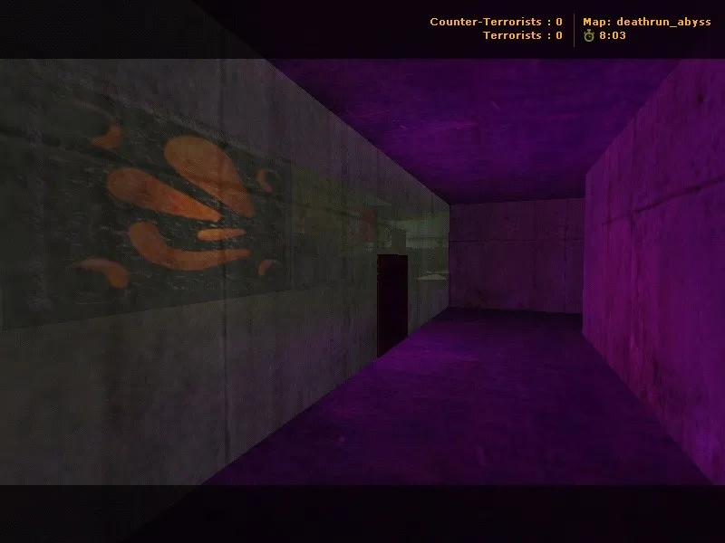 deathrun_abyss для CS 1.6: карта deathrun, точки, маршруты, .nav, оптимизация wpoly/epoly - скриншот 2
