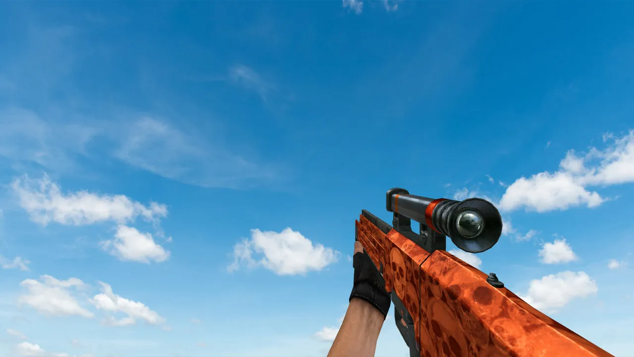 Модель «HK G11 Default Orange Skull» для CS 1.6: обзор и характеристики - скриншот 1