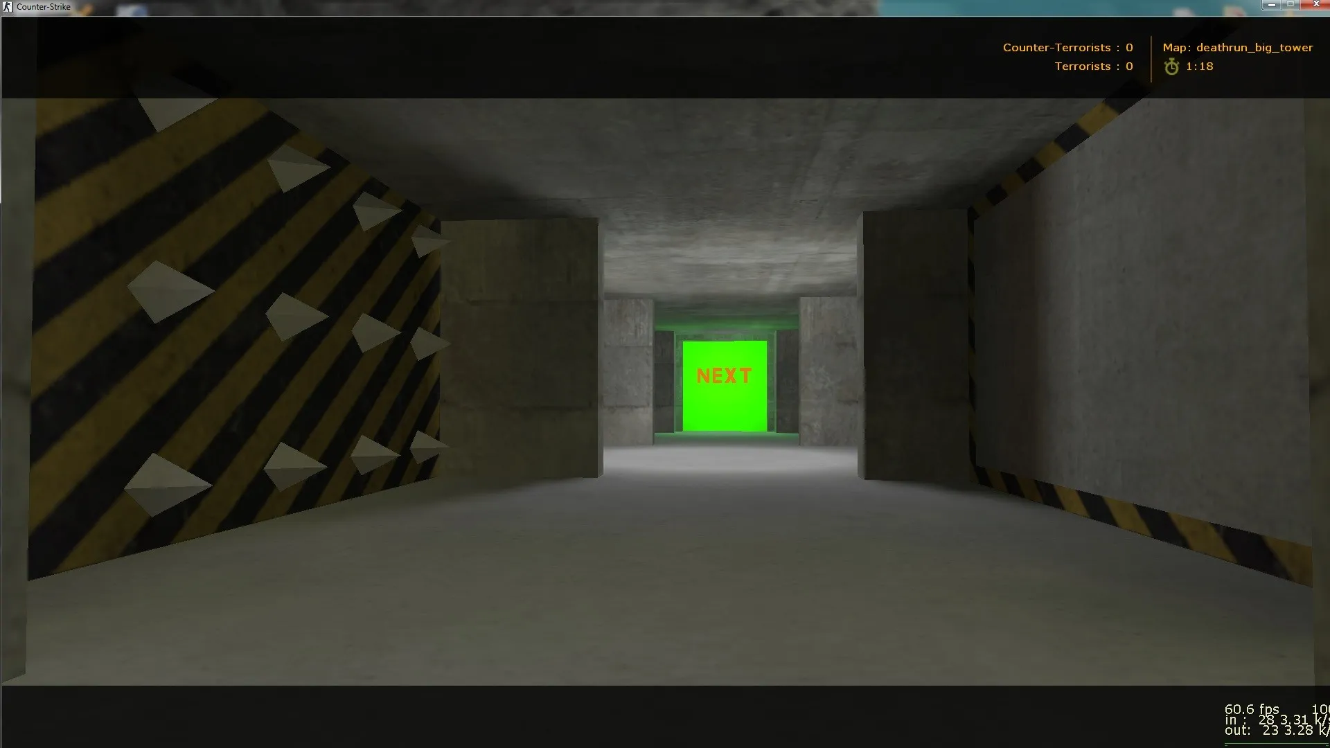 deathrun_big_tower для CS 1.6: карта big tower, ловушки и раунды по правилам - скриншот 7