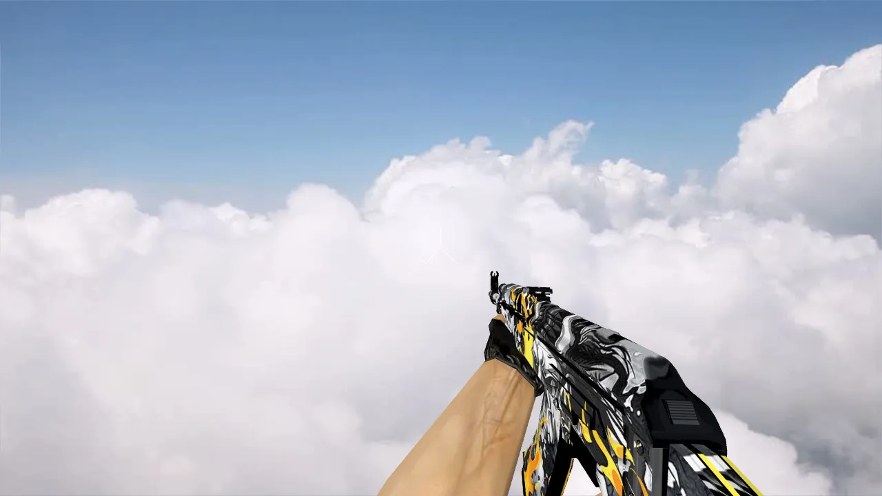 Модель «AK-47 Firewalker» для CS 1.6 - Уникальный скин и детали - скриншот 4