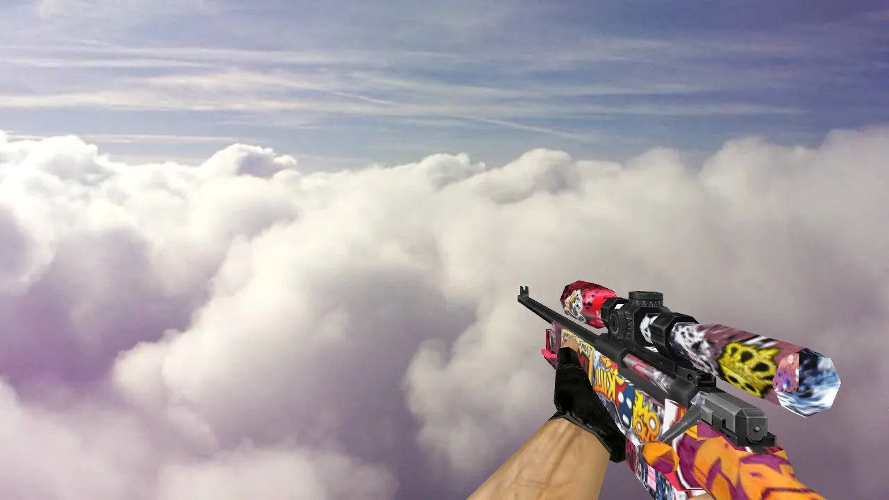 Модель «Default AWP Sticker» для CS 1.6: Отличная замена - скриншот 1