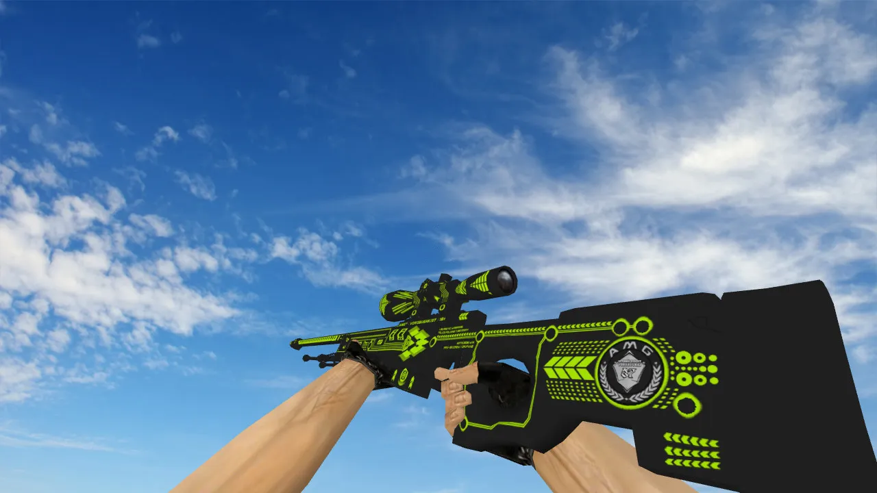 Модель «AWP Machine» для CS 1.6 - Уникальный дизайн и высокое качество - скриншот 1