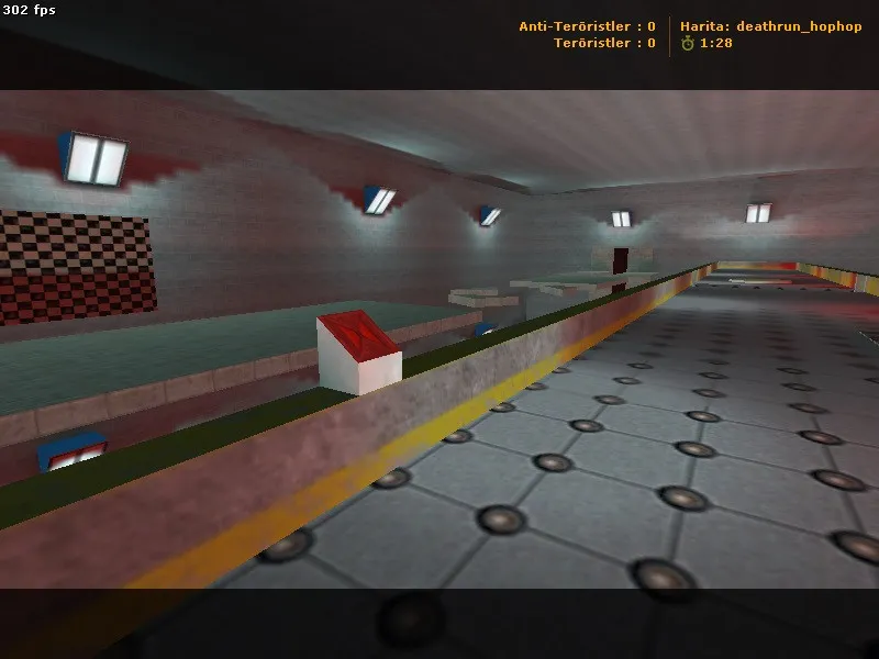 deathrun_hophop для CS 1.6: карта deathrun, точки, .nav для ботов и оптимизация под старые ПК - скриншот 2