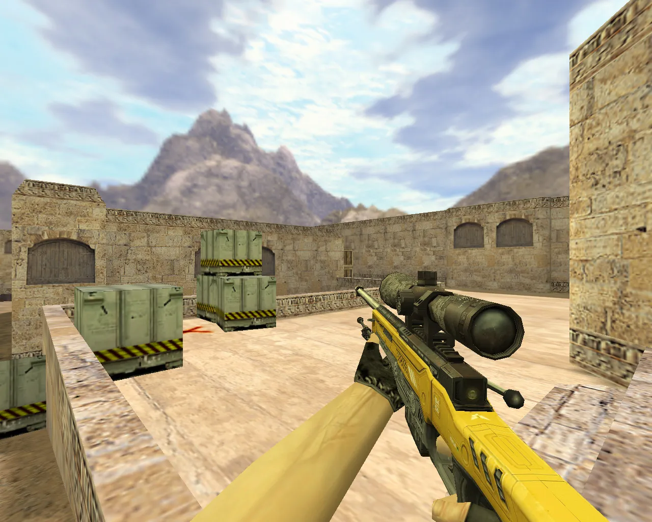 Модель AWP Уничтожитель Желтый для CS 1.6 - Скачать и Установить - скриншот 3