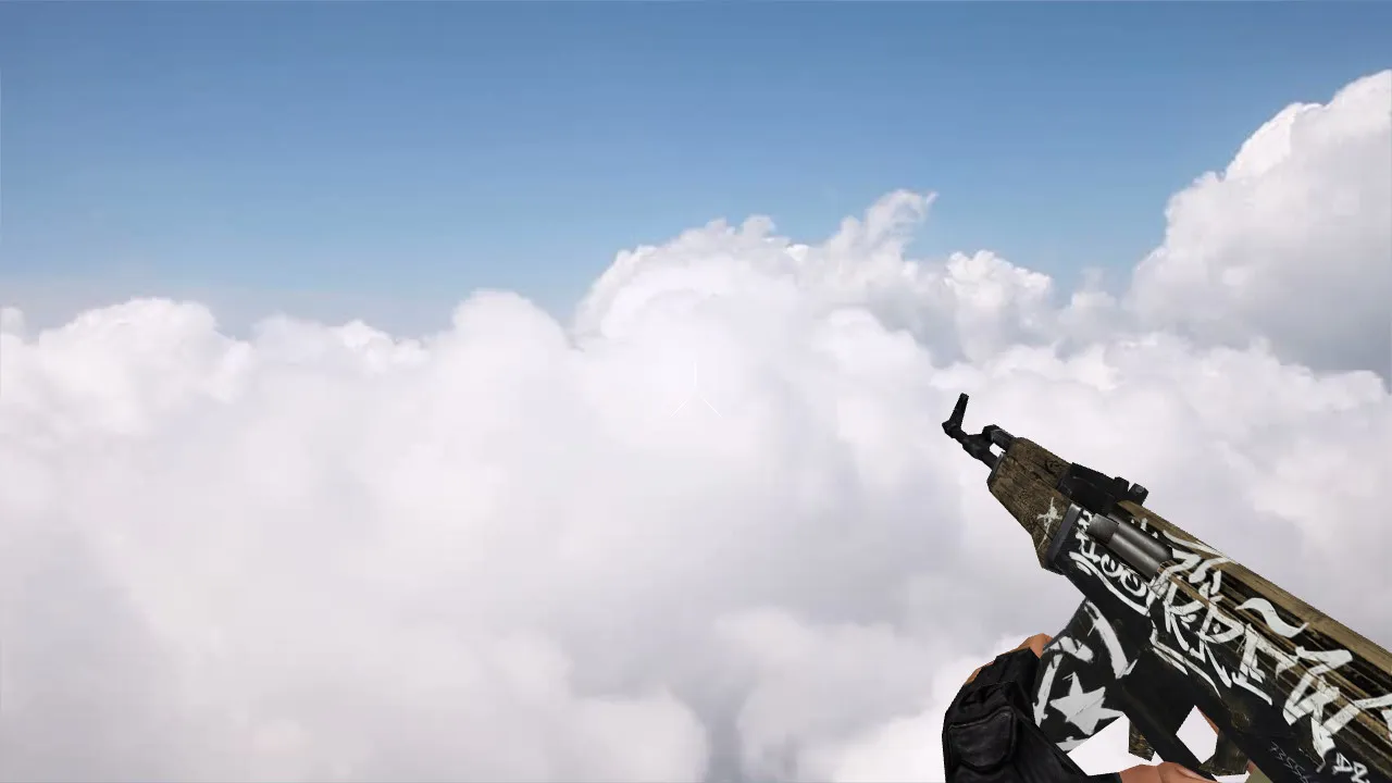Default AK-47 Wasteland Rebel v_ p_ w_ модель для CS 1.6: звуки, анимация осмотра, текстуры - скриншот 2