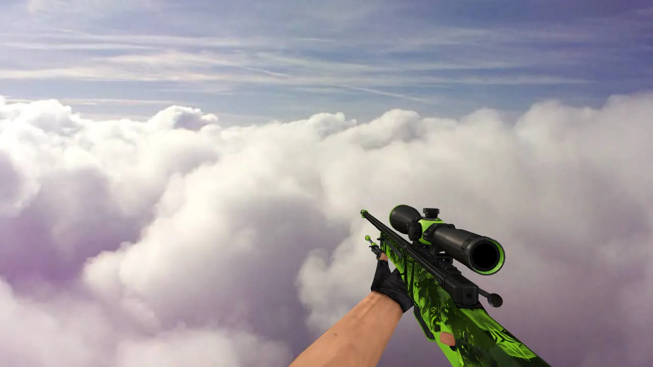 Модель AWP Virus для CS 1.6: Уникальный Скин и Анимация - скриншот 3