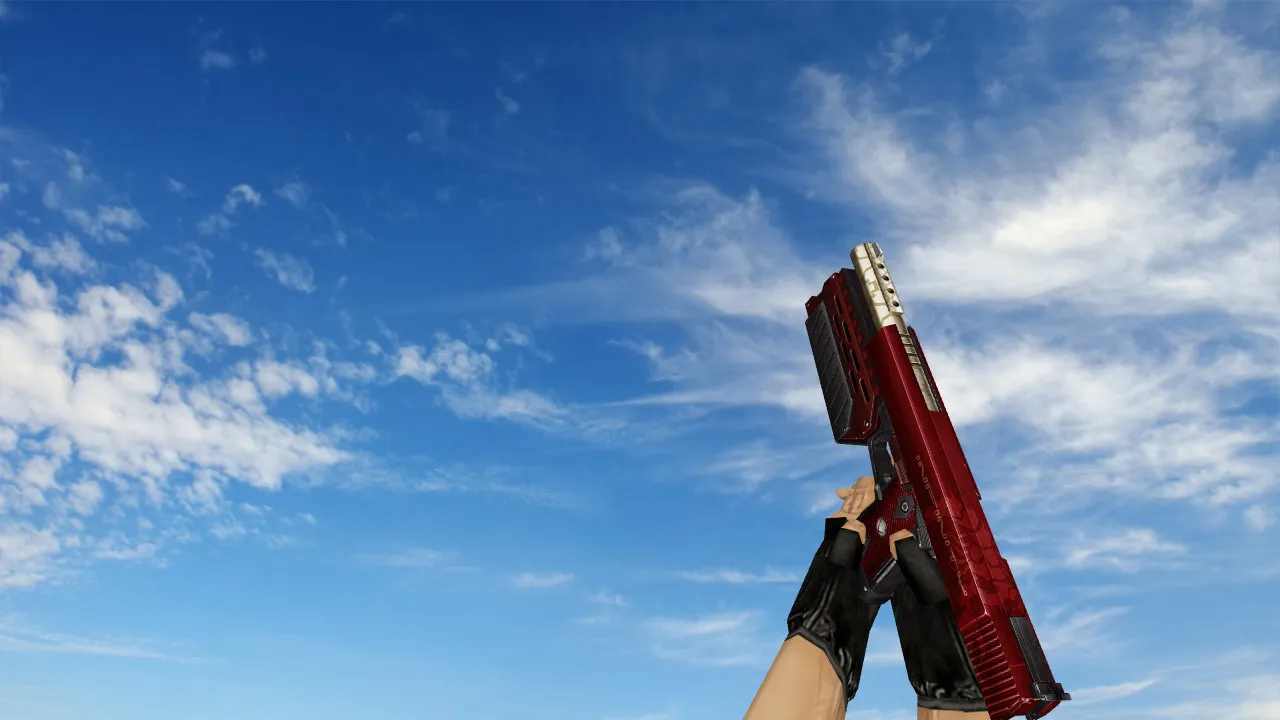 Модель «Red Infinity Single» для CS 1.6 - Уникальный Deagle - скриншот 3