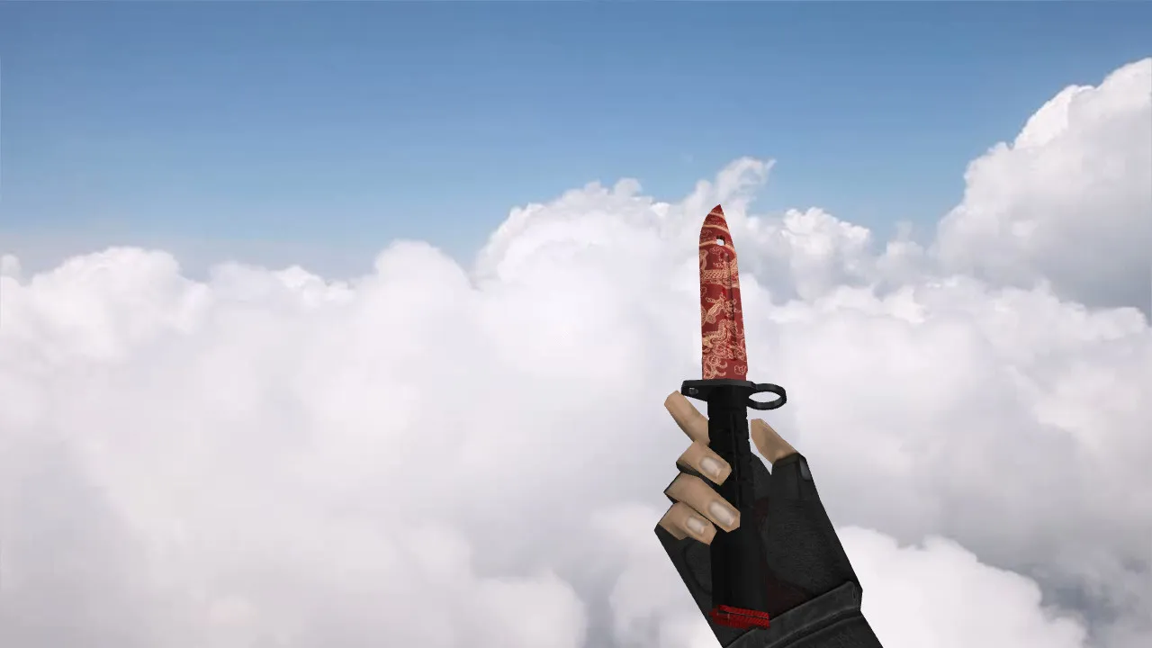 Модель ножа Bayonet Aidotu для CS 1.6: v_, p_, w_ модели, звук, анимация осмотра, текстуры и установка — скриншот 1