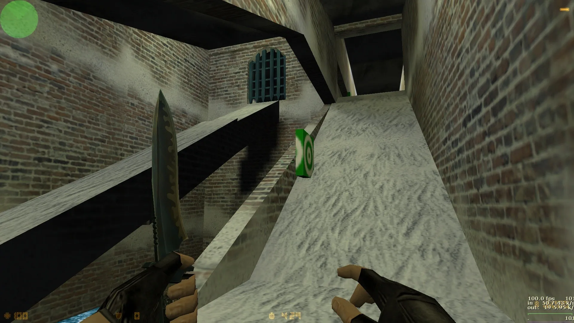 deathrun_arena2_hard для CS 1.6: Deathrun-карта, зоны терров и контров, .nav для ботов, оптимизация - скриншот 2